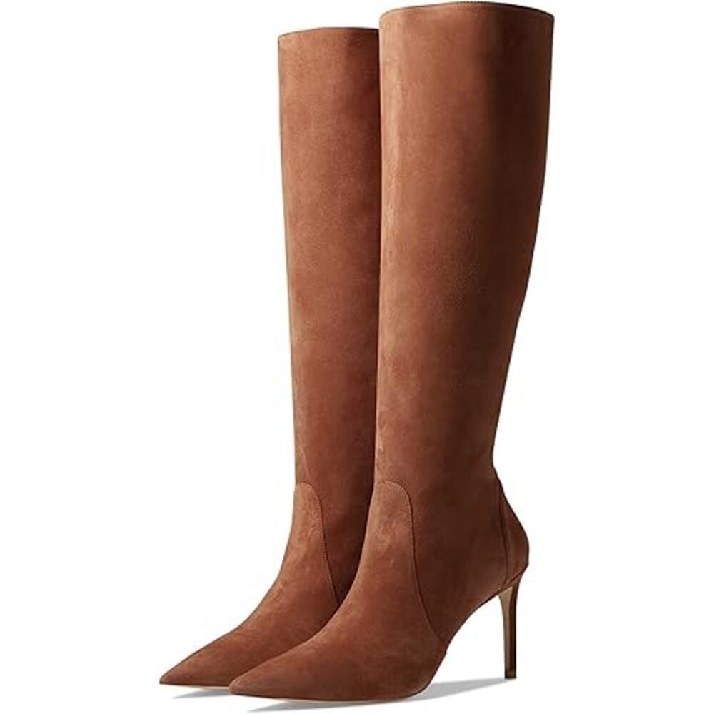 Stuart Weitzman Stuart 85  Pointed Suede Stiletto Knee Boots Suede Size 10B NWOB